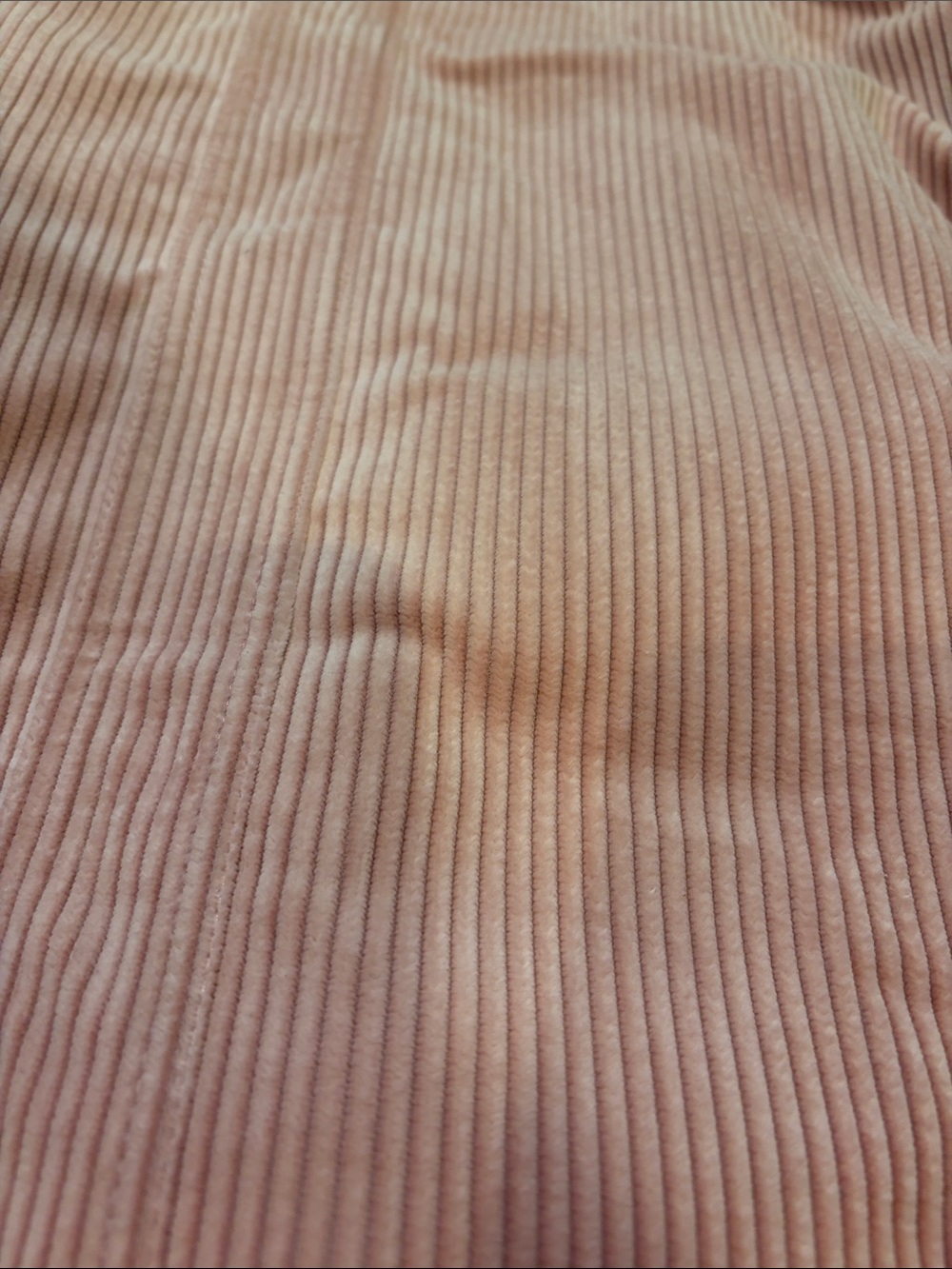 Sézane Will Pink Corduroy Faux Sherpa Removable-Collar Jacket Size XS - Picture 8 of 8